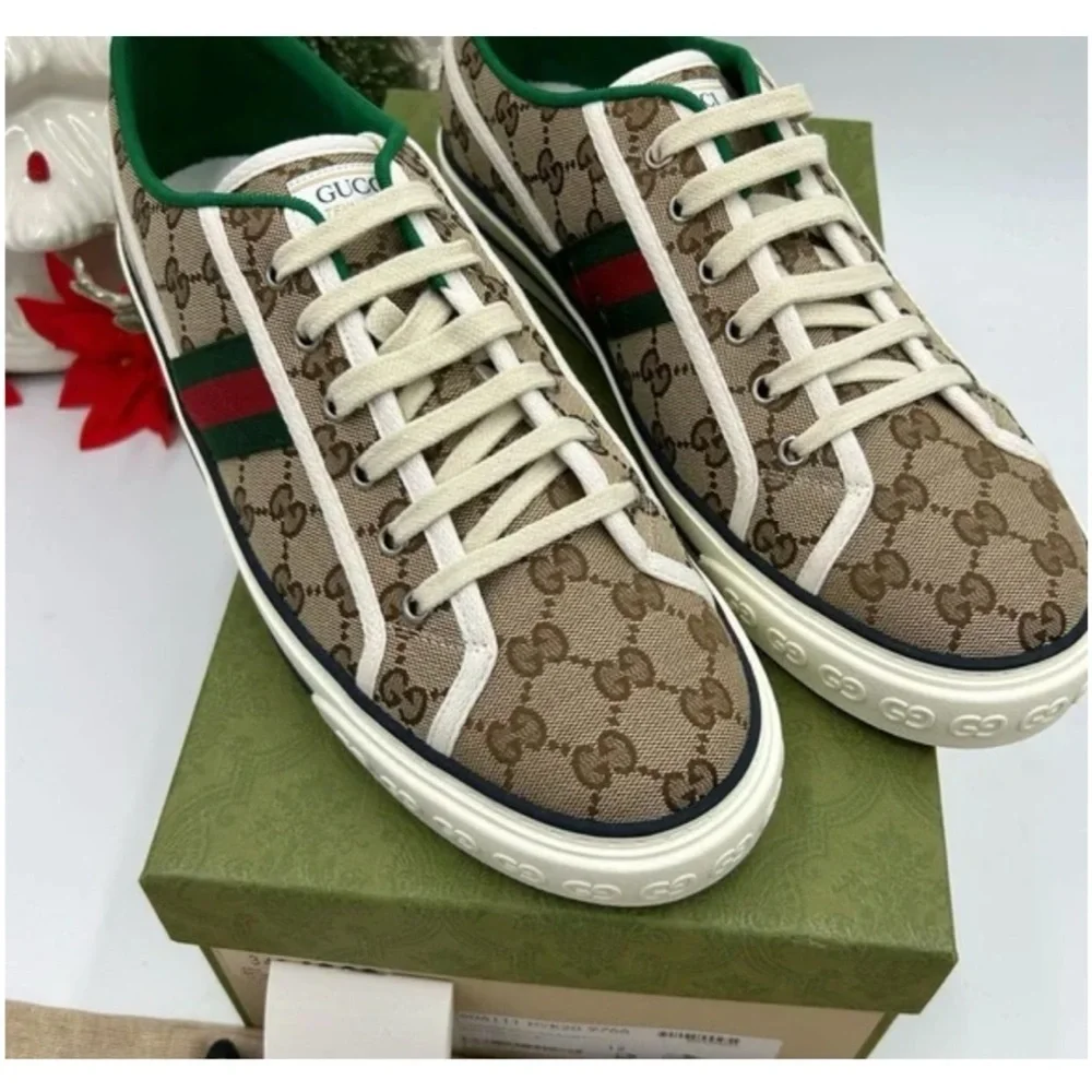 Gucci tennis 1977 low top sneakers size 12 fits 12.5 made in Italy